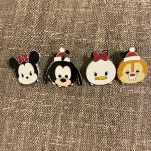 Disney Christmas Tsum Tsum pins